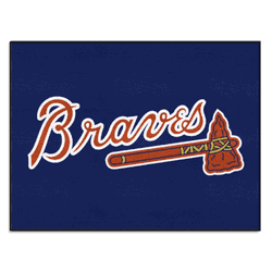 Atlanta Braves All-Star Rug - 34 in. x 42.5 in. "Braves" Logo