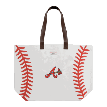 Atlanta Braves Baseball Tote