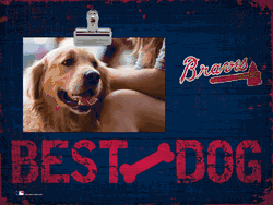 Atlanta Braves Best Dog Clip Frame 10in. x 8in.