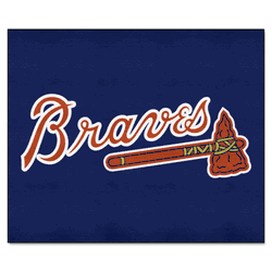 Atlanta Braves "Braves" Script Logo Tailgater Rug - 5ft. x 6ft.