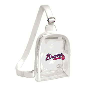 Atlanta Braves Clear Mini Sling Stadium Bag