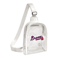 Atlanta Braves Clear Mini Sling Stadium Bag