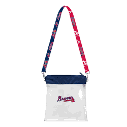 Atlanta Braves Clear Pattern Strap Bag