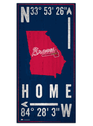 Atlanta Braves Coordinate 6x12 Sign