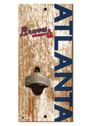 Atlanta Braves Distressed Bottle Opener
