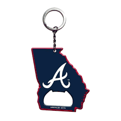 Atlanta Braves Keychain Bottle Opener