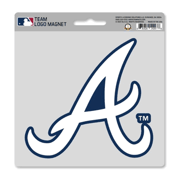 Atlanta Braves Large Team Logo Magnet 10
