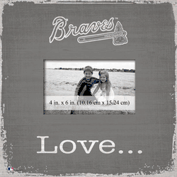 Atlanta Braves Love Picture Frame