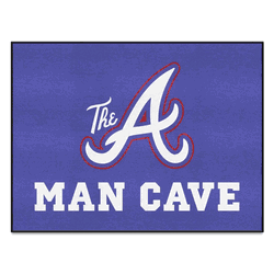 Atlanta Braves Man Cave All-Star Rug - 34 in. x 42.5 in.