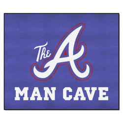 Atlanta Braves Man Cave Tailgater Rug - 5ft. x 6ft.