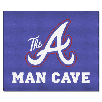 Atlanta Braves Man Cave Tailgater Rug - 5ft. x 6ft.
