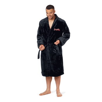 Atlanta Braves MLB L/XL Silk Touch Robe 26x47 Inches
