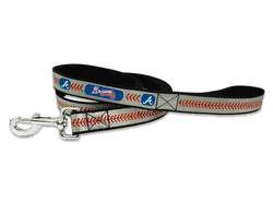 Atlanta Braves Pet Leash Reflective Baseball Size Large CO