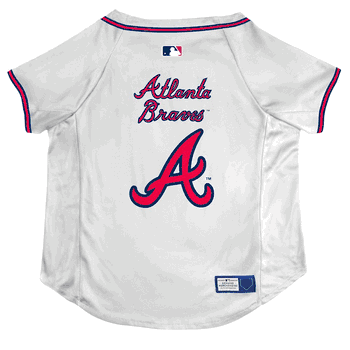 Atlanta Braves Pet Stretch Jersey  - Medium