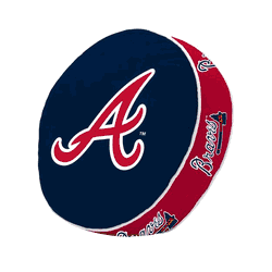 Atlanta Braves Puff Pillow