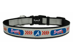 Atlanta Braves Reflective Medium Baseball Collar
