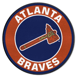 Atlanta Braves Roundel Rug - 27in. Diameter