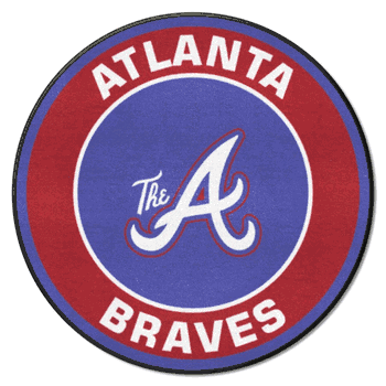 Atlanta Braves Roundel Rug - 27in. Diameter