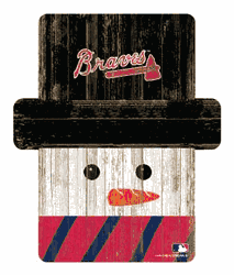 Atlanta Braves Snowman Ornament