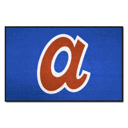 Atlanta Braves Starter Mat Accent Rug - 19in. x 30in. 1974 Retro Logo