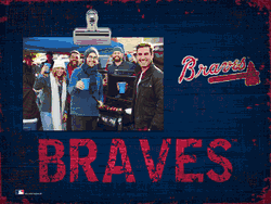 Atlanta Braves Team Clip Frame 10in. x 8in.