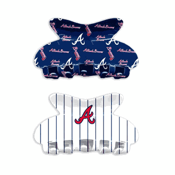 Atlanta Braves Team Hair Claw Set