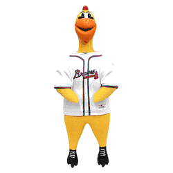 Atlanta Braves Team Rubber Chicken Toy