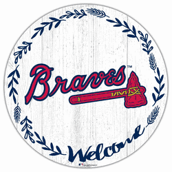 Atlanta Braves Welcome 12in Circle