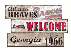 Atlanta Braves Welcome 3 Plank