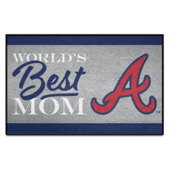 Atlanta Braves World's Best Mom Starter Mat Accent Rug - 19in. x 30in.