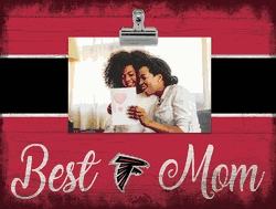 Atlanta Falcons 10" x 8" Best Mom with Stripe Clip Frame