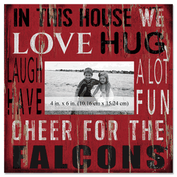 Atlanta Falcons 10x10 In This House Frame