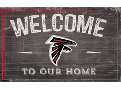 Atlanta Falcons 11x19 Welcome to our Home Sign
