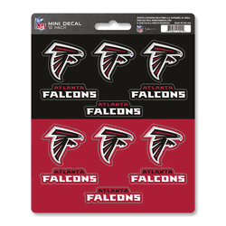 Atlanta Falcons 12 Count Mini Decal Sticker Pack