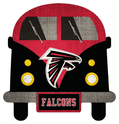 Atlanta Falcons 12" Team Bus Sign