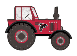 Atlanta Falcons 12" Tractor Cutout Sign