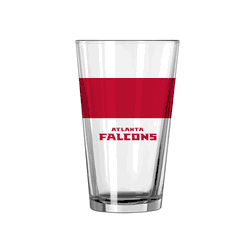 Atlanta Falcons 16oz Colorblock Pint Glass