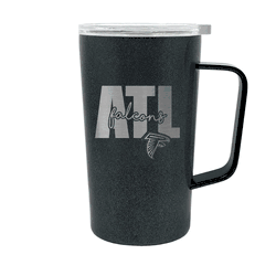 Atlanta Falcons 18oz Onyx Hustle Travel Mug