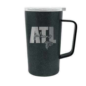 Atlanta Falcons 18oz Onyx Hustle Travel Mug