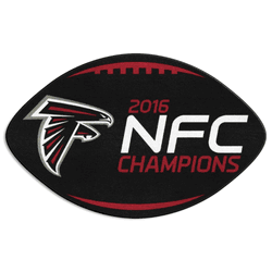 Atlanta Falcons 2016 NFC Champions Football Rug - 20.5in. x 32.5in.