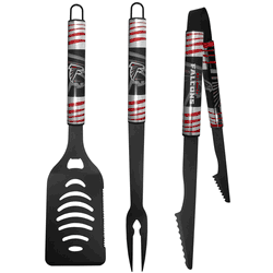Atlanta Falcons 3 pc Black Tailgater BBQ Set