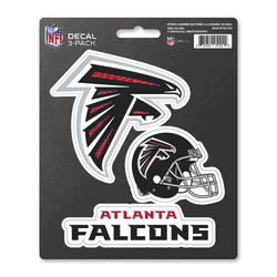 Atlanta Falcons 3 Piece Decal Sticker Set