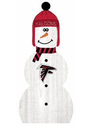 Atlanta Falcons 31" Snowman Leaner