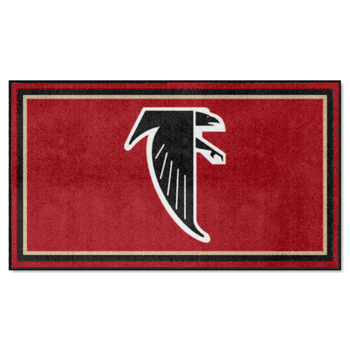 Atlanta Falcons 3ft. x 5ft. Plush Area RugNFL Retro Logo, Original Falcon Logo