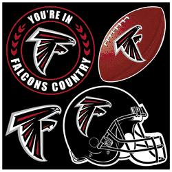Atlanta Falcons 4 Piece Magnet Set