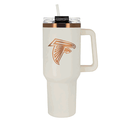 Atlanta Falcons 40oz Crme and Copper Colossus Travel Mug with Straw