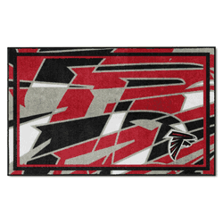Atlanta Falcons 4ft. x 6ft. Plush Area Rug XFIT Design