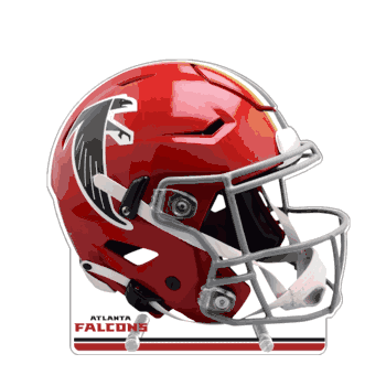 Atlanta Falcons Acrylic Standee, Throwback Helmet