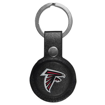 Atlanta Falcons AirTag Compatible Leather Key Chain