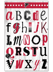 Atlanta Falcons Alphabet 11x19 Sign